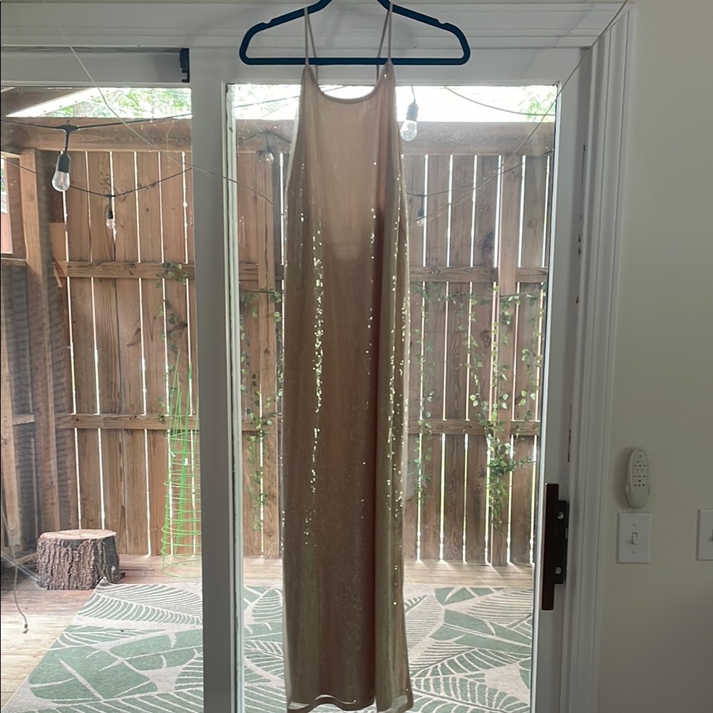 A New Day Gold Maxi Dress